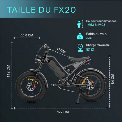 Vélo électrique 20"pouces – FX20 -