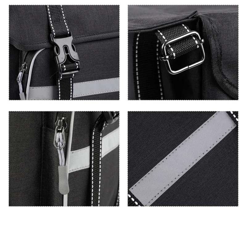 Sac de vélo arrière 25L – Grande capacité & double compartiment