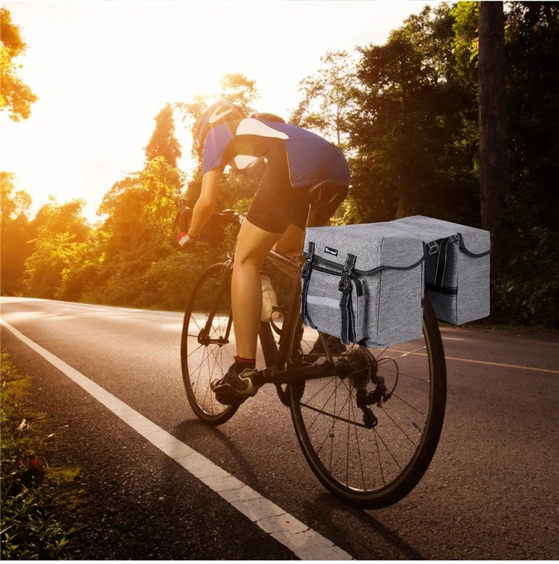 Sac de vélo arrière 25L – Grande capacité & double compartiment