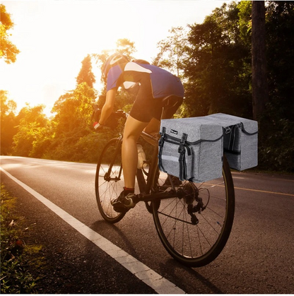 Sac de vélo arrière 25L – Grande capacité & double compartiment